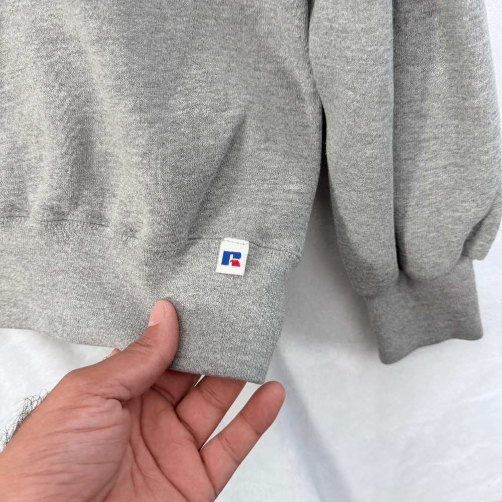 Vintage Russel Sweatshirt Mens XL Gray North Carolina State Fleece Pullover - Picture 4 of 8